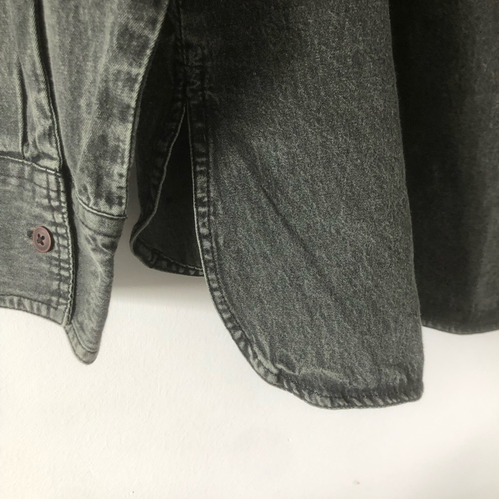 The Roadster Washed Black Button-Down Denim Shirt | Size M - Picture 7 of 7